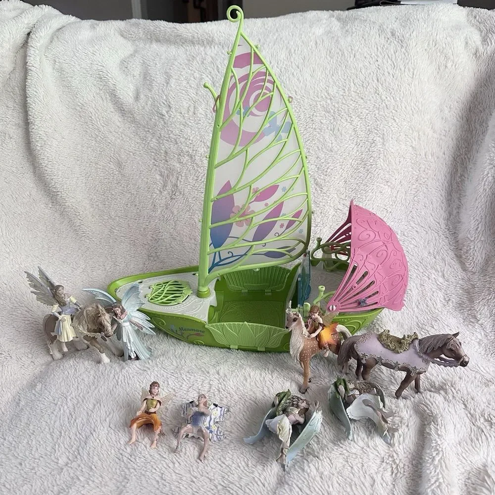 Schleich Bayala Fairy Lot Meamare Boat Playset Horses Fantasy 2018